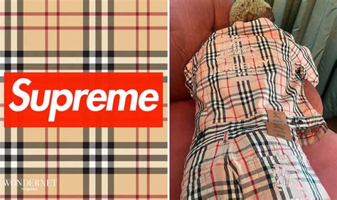 felpa supreme burberry|supreme and burberry collapse.